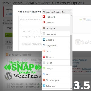 New Strategy and SNAP for WordPress Version 3.5